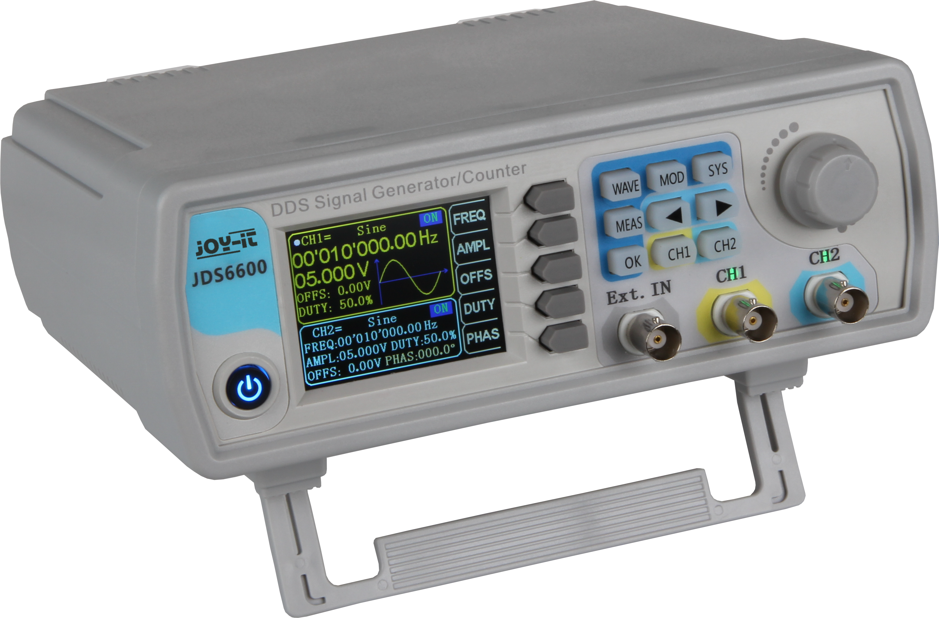Details about   JDS6600-40M Series Digital Control Dual-channel DDS Signal Generator AC 100-240V 