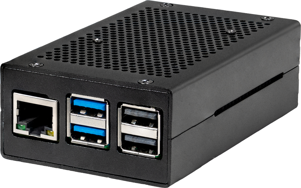 Aluminium case with active cooling fan | Joy-IT