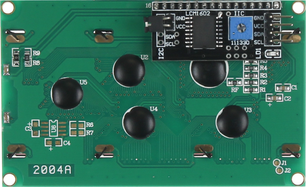 I2C IIC LCD 2004 Blau Display Modul Blau Hintergrundbeleuchtung Farbe für Arduino